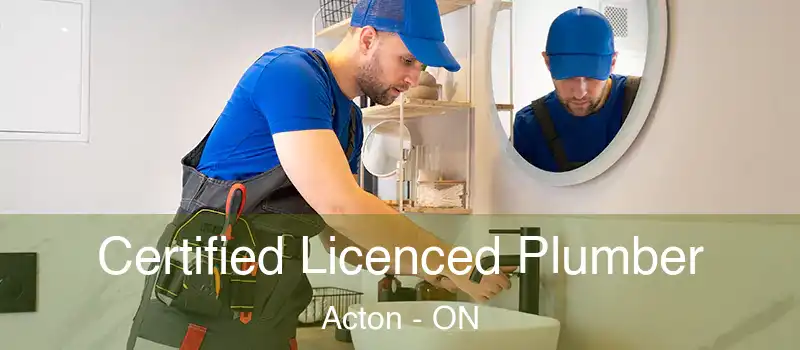 Certified Licenced Plumber Acton - ON