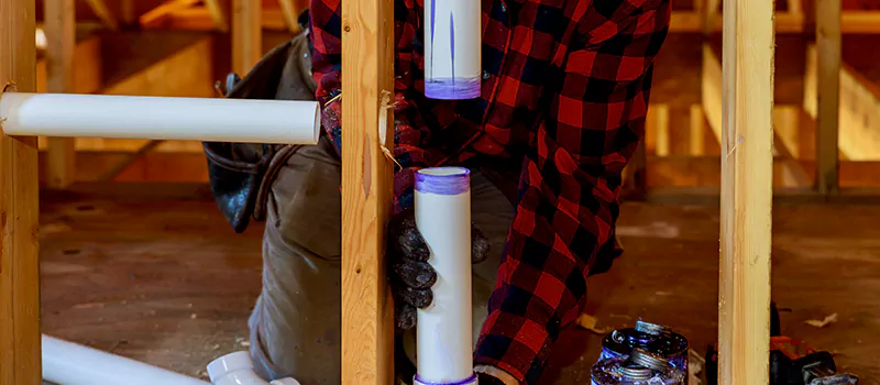 Process of Rough In Plumbing in Acton, Ontario