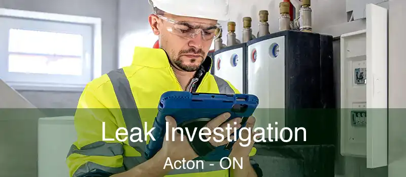 Leak Investigation Acton - ON