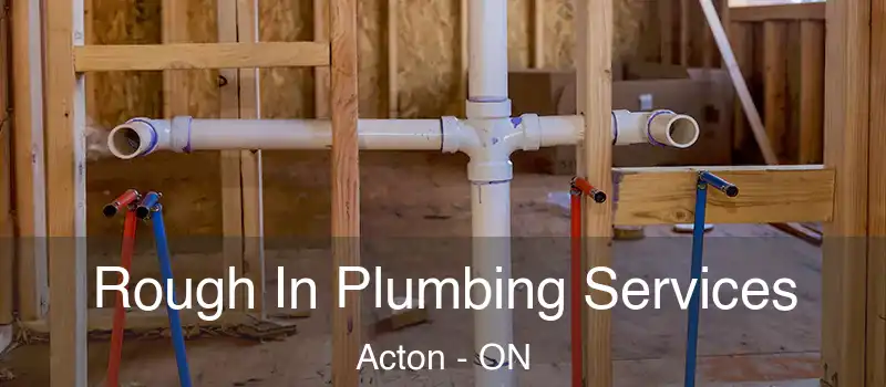 Rough In Plumbing Services Acton - ON